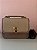 Bolsa Elegante Marrom com chaveiro e Detalhes Dourados - Imagem 1