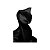 Estátua Gato Preto Minimalista Decoração Moderna Elegante - Imagem 2