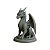 Estatueta Dragão Gótico Sentado | Decoração Fantasia Preto Fosco - Imagem 2