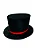 Cartola Aveludada- Preto /Branco/Vermelho - Imagem 2