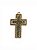 Pingente Cruz Strass Dourado Modelo 5 - Imagem 1