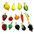 Pingentes de frutinhas e legumes em murano - Imagem 1