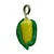 Pingentes de frutinhas e legumes em murano - Imagem 14