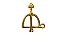 Pingente de arco e flecha lisa - Imagem 2