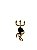 Pingente de tridente grande com flor - Imagem 2