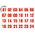 Adesivos Números Para Bico Vermelho - Imagem 2