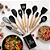 Kit com 12 Utensílios de Cozinha em Silicone com Cabo de Madeira - Imagem 5