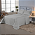 Kit Cobre Leito Matelado Dupla Face Soft 3 Peças King 100% Poliéster - Cinza - Imagem 3
