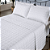 Kit Cobre Leito Matelado Dupla Face Soft 3 Peças Queen 100% Poliéster - Branco - Imagem 1