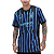 Camisa Inter de Milão Listrada Azul e Preta — Estilo Retrô Premium - Imagem 1