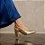Scarpin Slingback Feminino Beira Rio Dourado Salto Grosso 4241.234 - Imagem 2