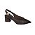 Scarpin Bebecê Slingback Café Salto Grosso Elegante T3838-564 - Imagem 2