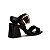 SANDALIA FEMININA SALTO BLOCO VERNIZ BEBECE T6049-103 - Imagem 3