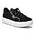 Tênis casual feminino flatform nobuck preto 055-012-01 - Imagem 3
