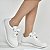 Tênis Casual Branco feminino Via Marte 226-001-02 - Imagem 2