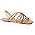 Sandália Rasteira Feminina Dakota com Tiras Estilosa e Confortável Y9601 - Imagem 1