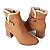 Bota feminina Dakota cano curto salto grosso peluciada D2702 - Imagem 7