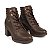 Bota Coturno Dakota Feminina Couro Salto Bloco Confortável D0461 - Imagem 7