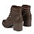 Bota Coturno Dakota Feminina Couro Salto Bloco Confortável D0461 - Imagem 8