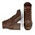 Bota Coturno Dakota Feminina Couro Salto Bloco Confortável D0461 - Imagem 9