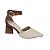 Scarpin Slingback Bebecê Feminino Bico Fino Salto Bloco Elegante T7044-336 - Imagem 1