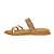 Sandália Papete Chinelo Feminino Beira Rio Metalizado Casual 8488.146.32266 - Imagem 5