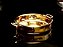 Panela Baixela Em Porcelana Dourada Limited Gold Edition diam 22 h 22cm - Imagem 1
