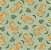 tecido tricoline Girafas cor 02 (Verde) medidas 0,50x1,50 mts - Imagem 1