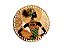 BASE CROCHE DECORADA 19,5X19,5CM BCD20-001 AFRICANA - LITOARTE - Imagem 1