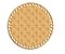 BASE CROCHE DECORADA 19,5X19,5CM BCD20-005 PALHA - LITOARTE - Imagem 1