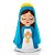 BONECO DE FELTRO COLEÇÃO PONTO A PONTO LINHA RELIGIOSO MODELO - NOSSA SENHORA - Imagem 2