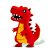 BONECO DE FELTRO COLEÇÃO PONTO A PONTO LINHA DINO MODELO - BRABUSSAURO - Imagem 2
