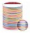 CORDÃO DE CETIM 2MM ARTEPUNTO CD001 COR 170 MULTICOR UNICÓRNIO 50 MTS - Imagem 1