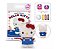 Kit Amigurumi Coleção Hello Kitty cor 3 Blusa listrada Circulo - Imagem 1