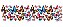 TRANSFER TÊXTIL 24X7CM TTB4-008 BARRA BORBOLETAS - Imagem 1