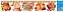 TRANSFER TÊXTIL 45X9,15CM TTB6-018 BARRADO PEACH - Imagem 1