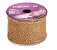 FITA ARAMADA MCG004-063 63MM COR 203 METALIZADO DOURADO COM GLITTER 10 MTS - Imagem 1