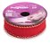 FITA ARAMADA FC003-025 25MM COR 209 VELUDO VERMELHO OURELA DOURADA 10 MTS - Imagem 1