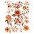 TRANSFER DE IMAGEM 15X19,5CM TIM1-003 FLORAL BEGE LITOARTE - Imagem 1