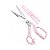 TESOURA CORTE E COSTURA COM CAPA PROTETORA COR ROSA 20,5CM TE031-067 007 205 ARTEPUNTO - Imagem 1