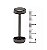 REGULADOR DE METAL 37MM REF 474436 COR 30 PRETO 6 UNID - Imagem 1