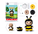 Kit Amigurumi Coleção Fofurinha cor 1 abelha batch - Imagem 1