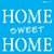 ESTENCIL 14X14 FRASE HOME SWEET HOME OPA2337 - Imagem 1