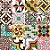 TECIDO ADESIVO 50X100 CM MOSAICO AZULEJO G 2603 1 - Imagem 1