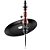 Kit Stem Narguile Regal Standard Bishop Red + Prato Regal Tray Black - Imagem 1