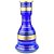 Vaso ZH Sino Stripes Gold 30cm - Azul - Imagem 1