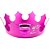 Prato Coroa Rei Médio 19cm - Barbie Rosa - Imagem 1