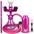 Kit Narguile Completo Anubis Little Monster - Rosa Barbie KIT557 - Imagem 1