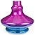 Vaso ZH Mini New Aladim Metálico - Rosa com Azul - Imagem 1
