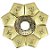 Prato EBS Hookah New Lotus G 27cm - Dourado/Dourado - Imagem 1